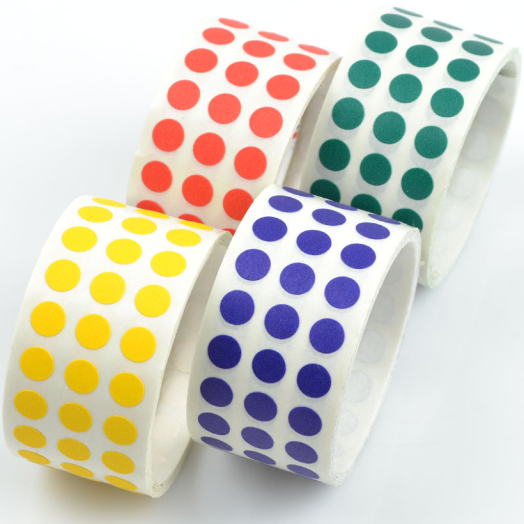 Etiqueta Bolinha Colorida 6 mm, 16 cores diferentes - 2