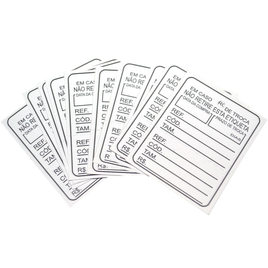 Tag 38 x 50 mm Papel Couchê 150 g - ART-8 Cortadas B06 - 2