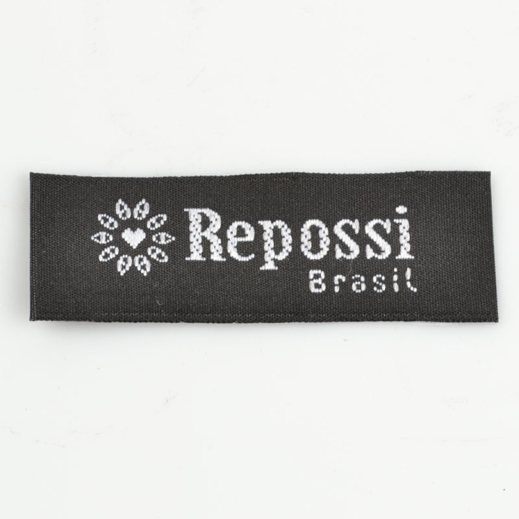 Etiqueta Bordada, 20 ou 22 mm de largura, Diversos Acabamentos, com Opções Personalizadas