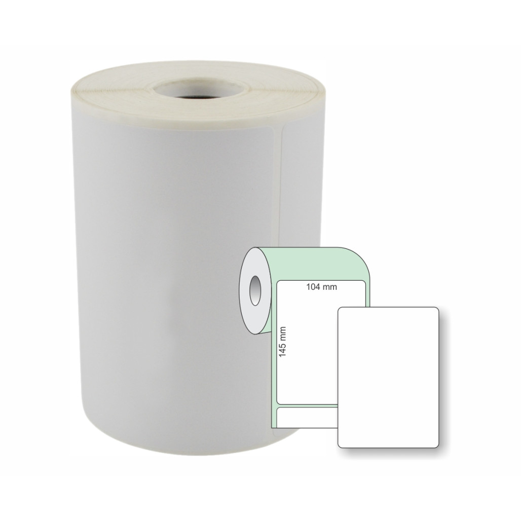 Etiqueta Adesiva Couchê, 104 x 145 mm x 1 coluna, SIGEP WEB CORREIOS,  para Impressoras Térmicas