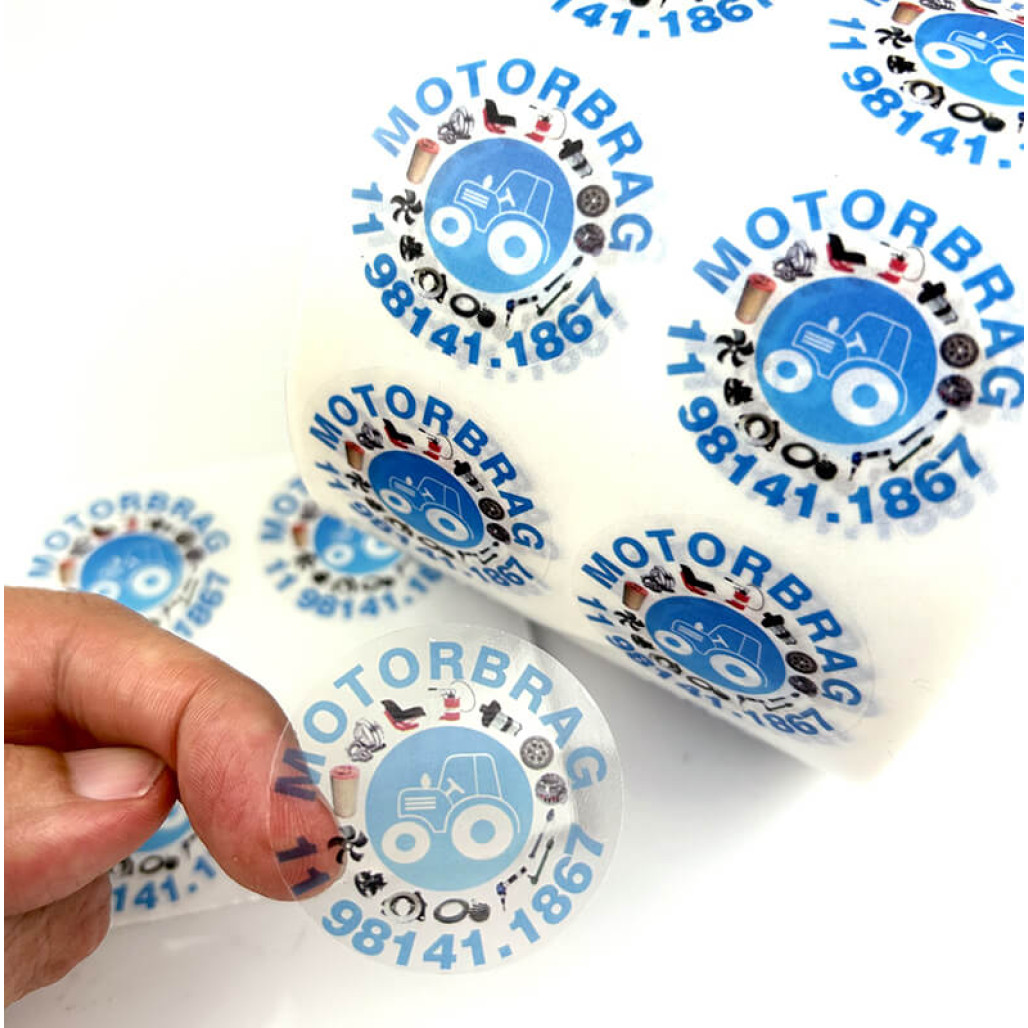 Etiquetas Adesivas Personalizadas Pequenas até 50 cm² - Qualquer Formato - 5