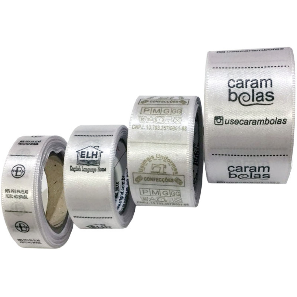 Etiquetas de Cetim, 38 mm de Largura, com Opções Personalizadas - 2