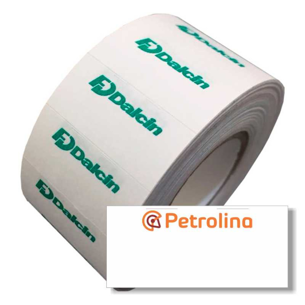 Etiqueta Adesiva, MX 2612, Open C8, Prix 8, 26 x 12 mm para Etiquetadoras, com Opçoes Personalizadas