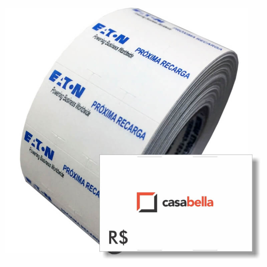 Etiqueta Adesiva, MX 2616, 26 x 16 mm para Etiquetadoras, com Opções Personalizadas