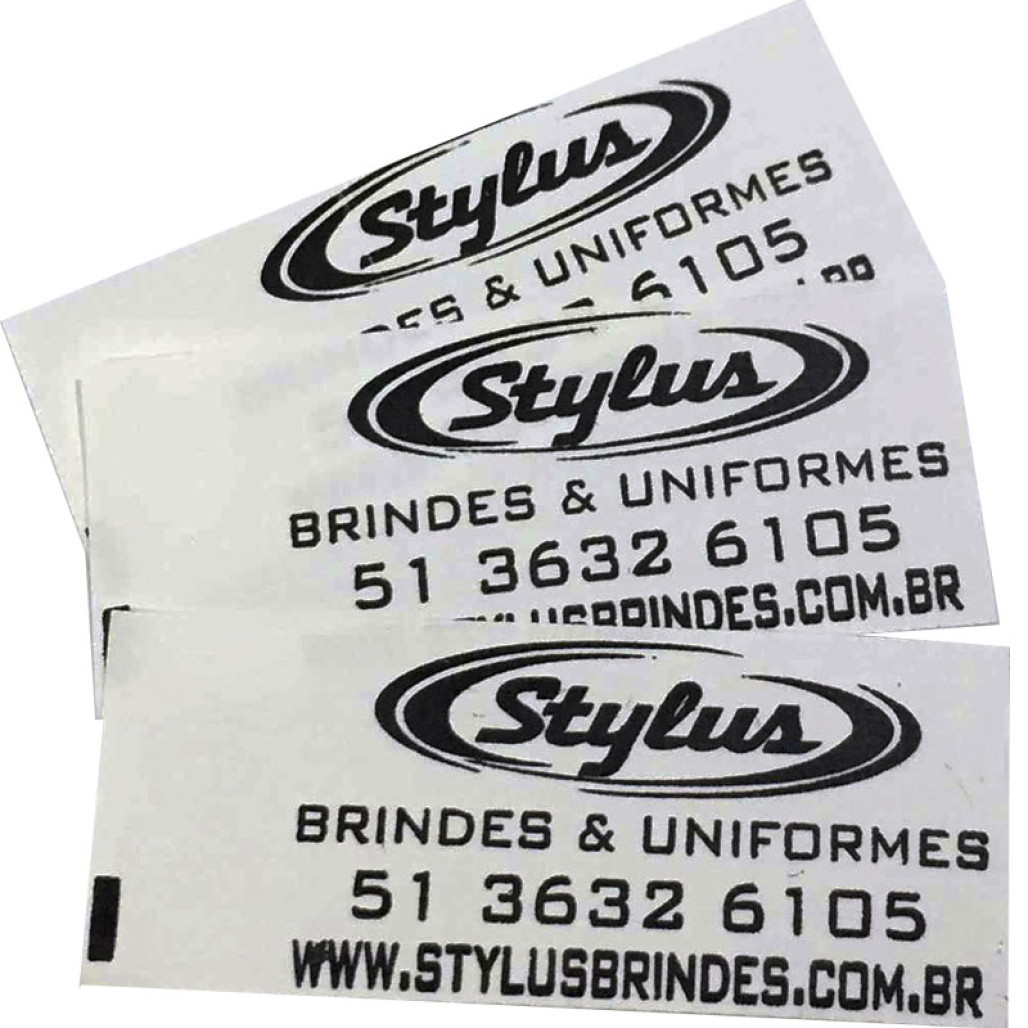 Etiqueta em Nylon Emborrachado, Largura 15 ou 20 mm, com Opções Personalizadas - 3