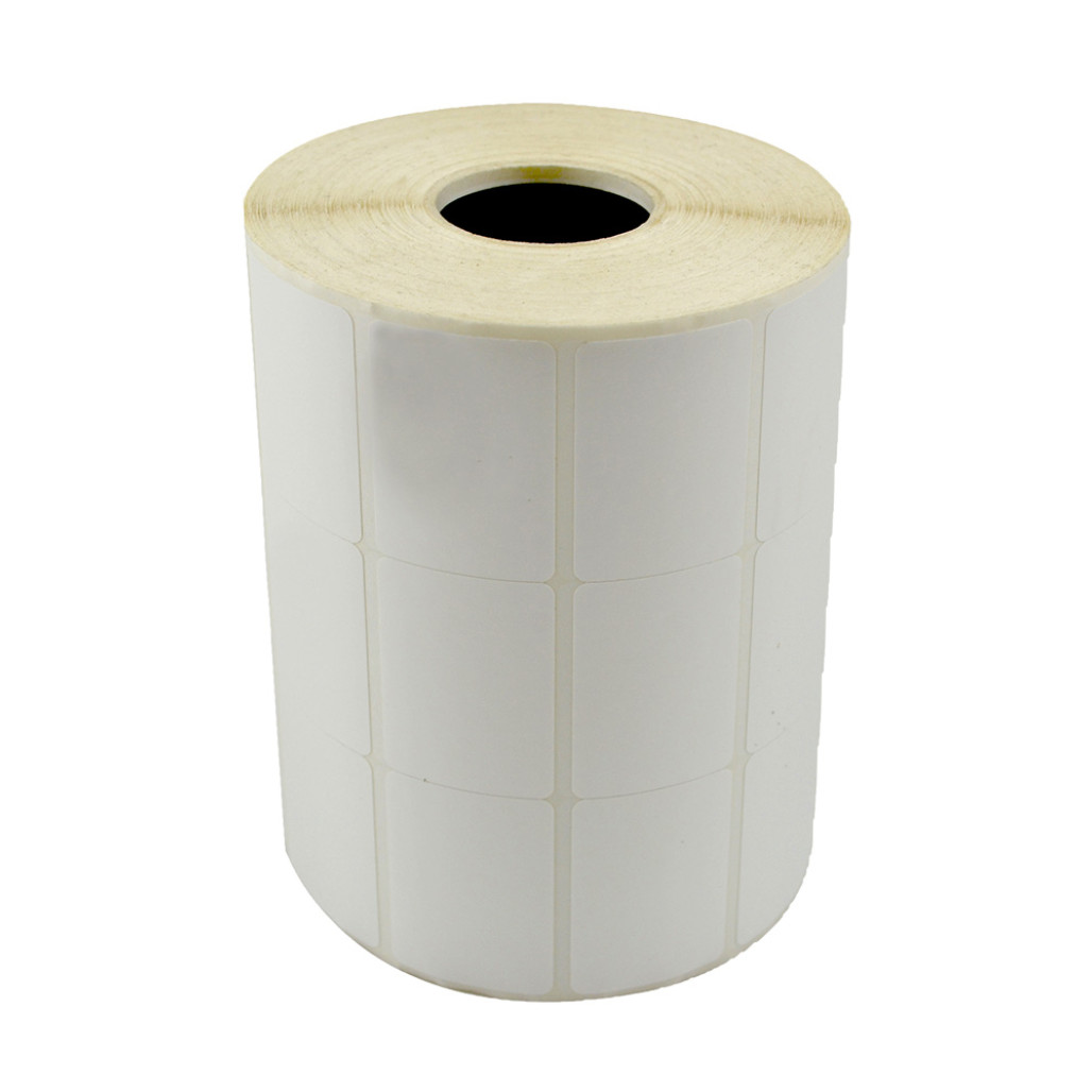 Etiqueta Adesiva BOPP Branco, 34 x 23 mm x 3 colunas, para Impressoras Térmicas - 4