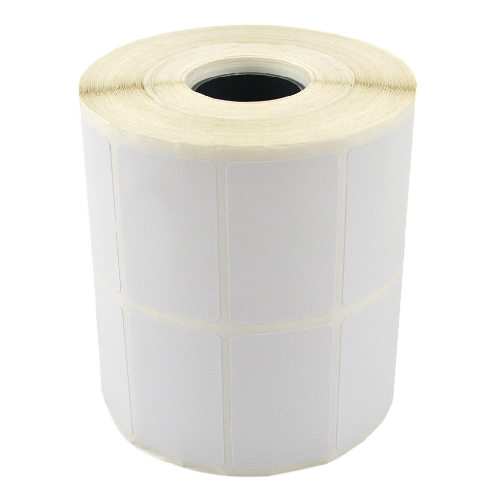 Etiqueta Adesiva BOPP Branco, 40 x 25 mm x 2 colunas, para Impressoras Térmicas - 4