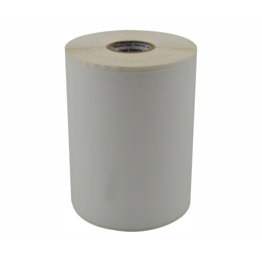 Etiqueta Adesiva BOPP Branco, 50 x 120 mm x 2 colunas, para Impressoras Térmicas - 4