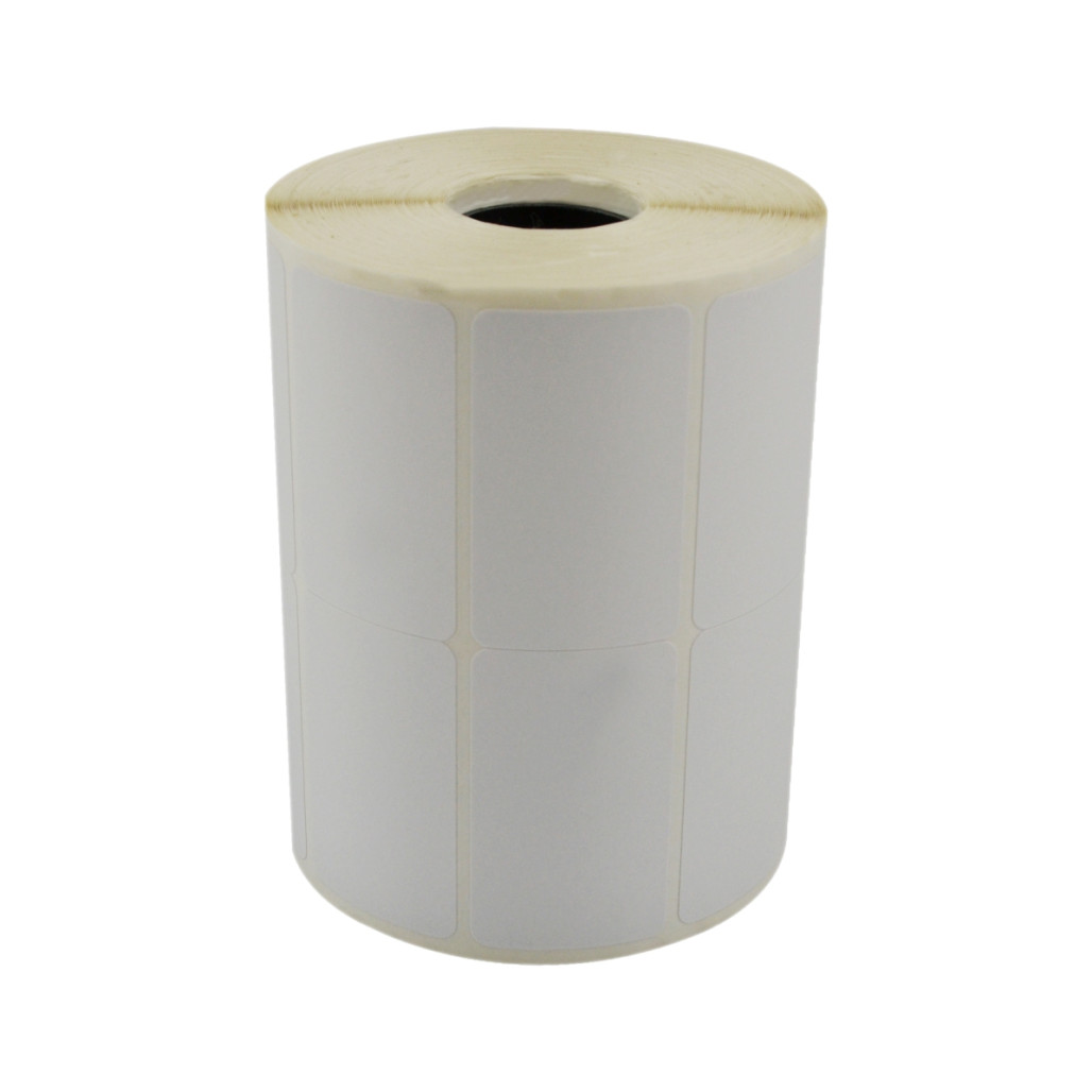 Etiqueta Adesiva em Papel Térmico, 50 x 30 mm x 2 colunas, para Impressoras Térmicas Diretas - 4