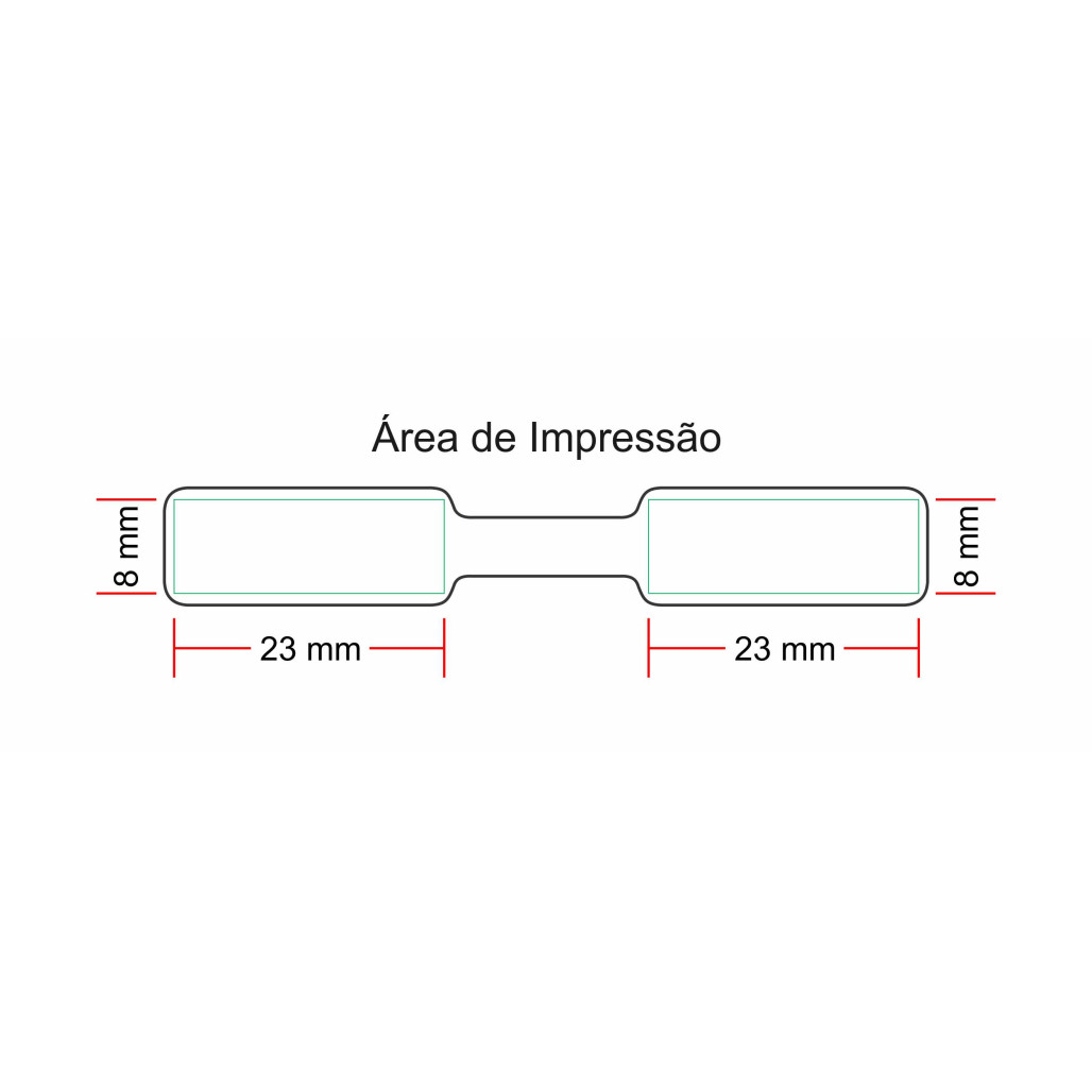 Etiqueta 10 x 65 mm, em Filme BOPP ADESIVO, para Joias, com Opções Personalizadas - 4