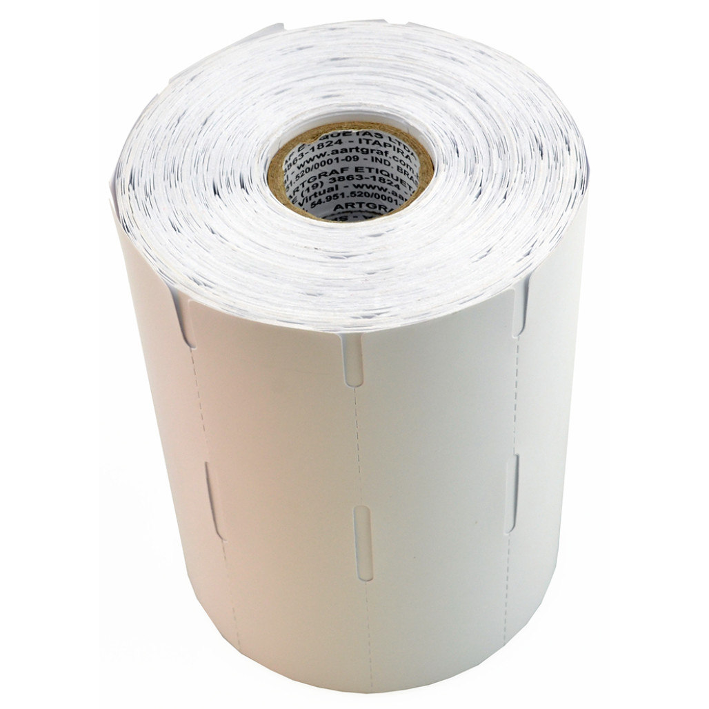 Etiqueta de Gôndola 110 x 30 mm Papel Couchê ADESIVO ou NÃO para Impressoras Térmicas - 3