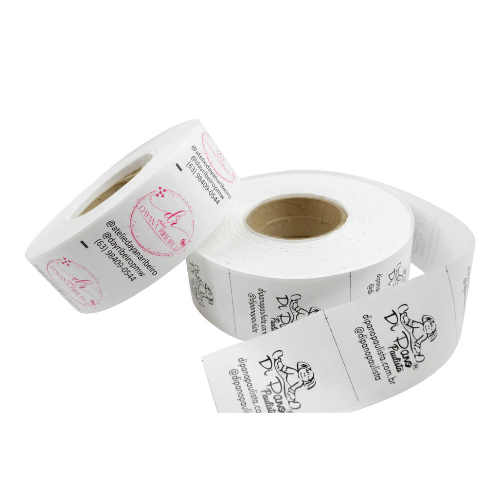 Etiqueta em Nylon Emborrachado, Largura 25 ou 30 mm, com Opções Personalizadas