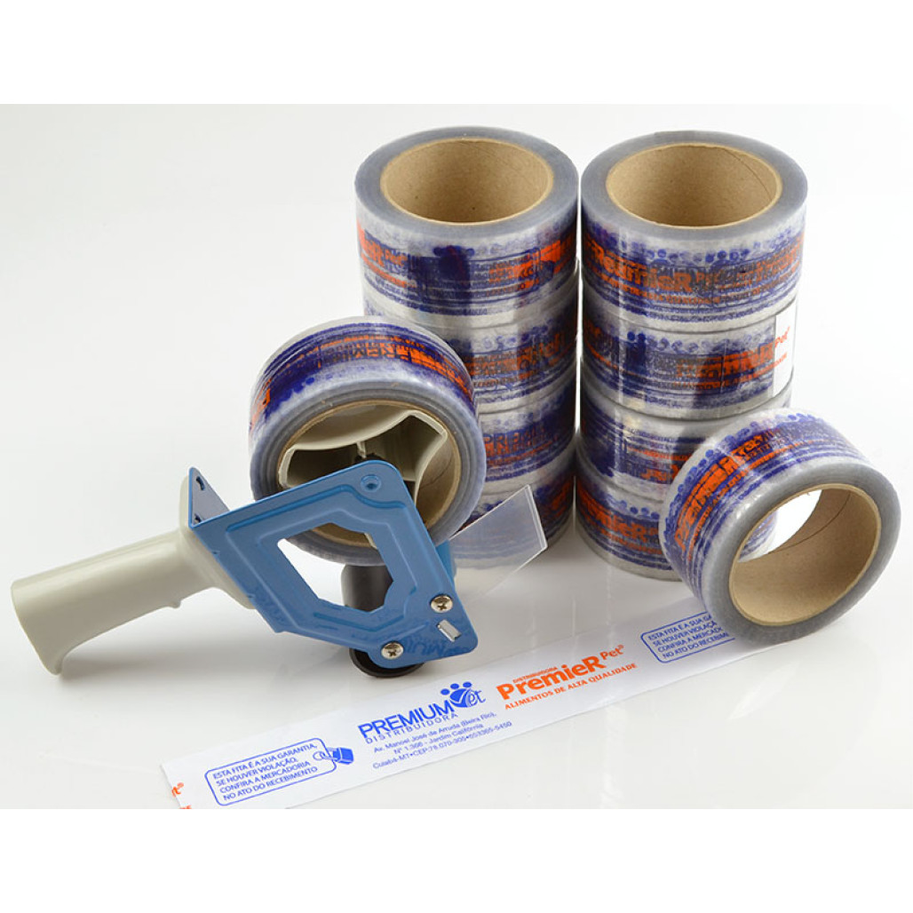 Fita Adesiva Transparente 48 mm x  100 m com sua Logomarca - 1