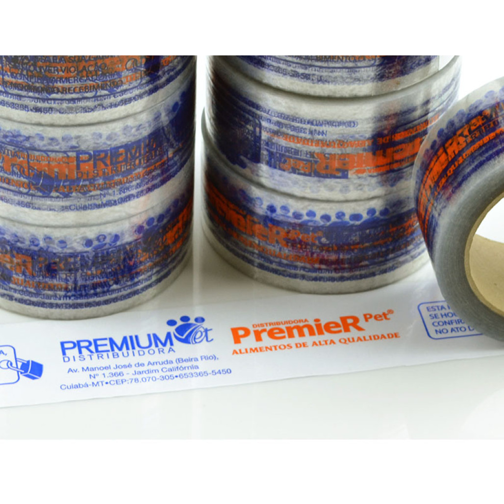Fita Adesiva Transparente 48 mm x  100 m com sua Logomarca - 3