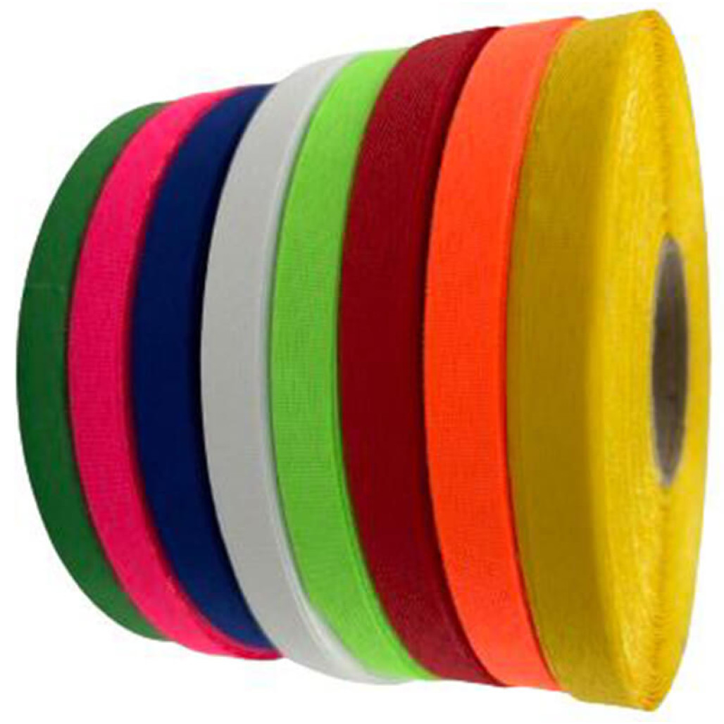 Fitas de Poliéster Coloridas, 10 mm de largura, sem impressão
