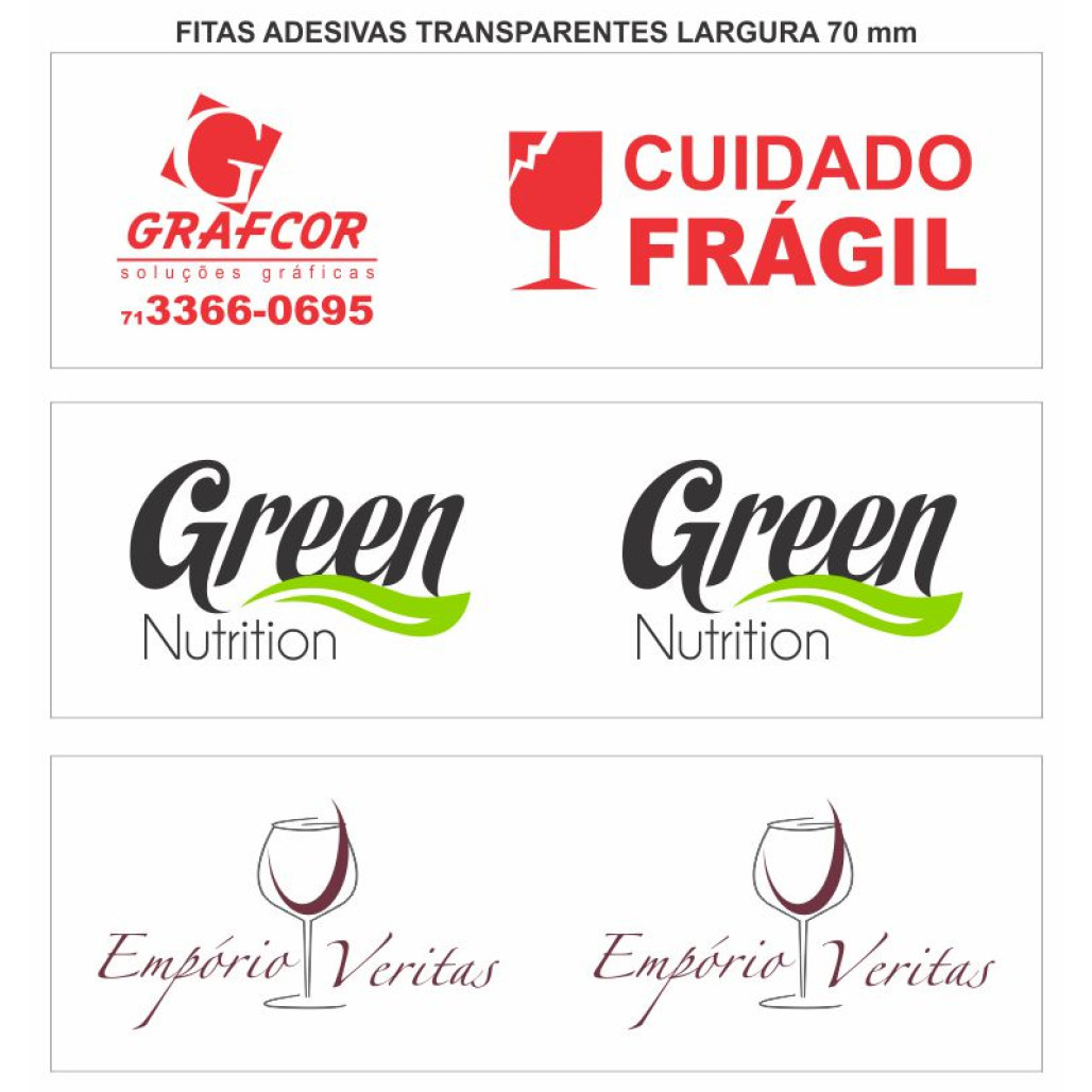 Fita Adesiva Transparente, 70 mm de largura, Cola Extra Forte, com Opções Personalizadas - 4