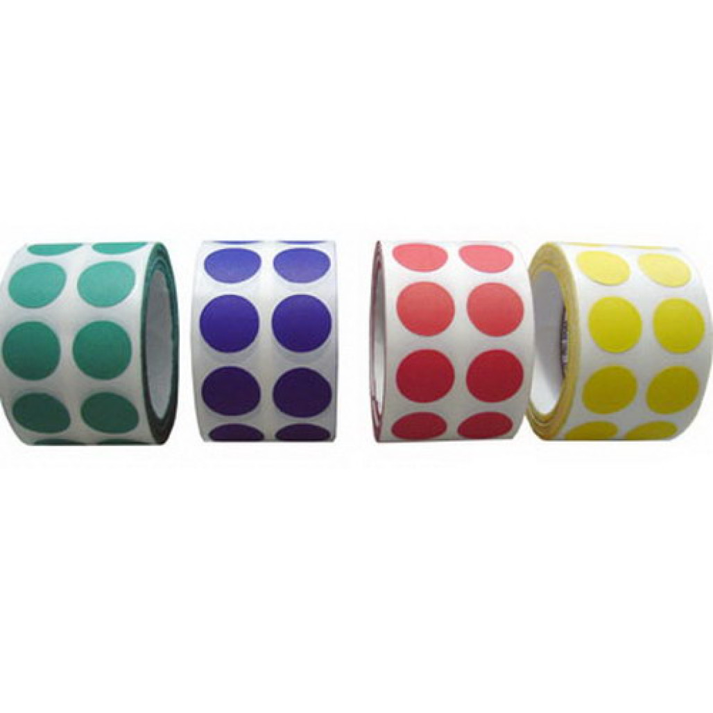 Etiqueta Bolinha Colorida 15 mm, 16 cores diferentes - 3