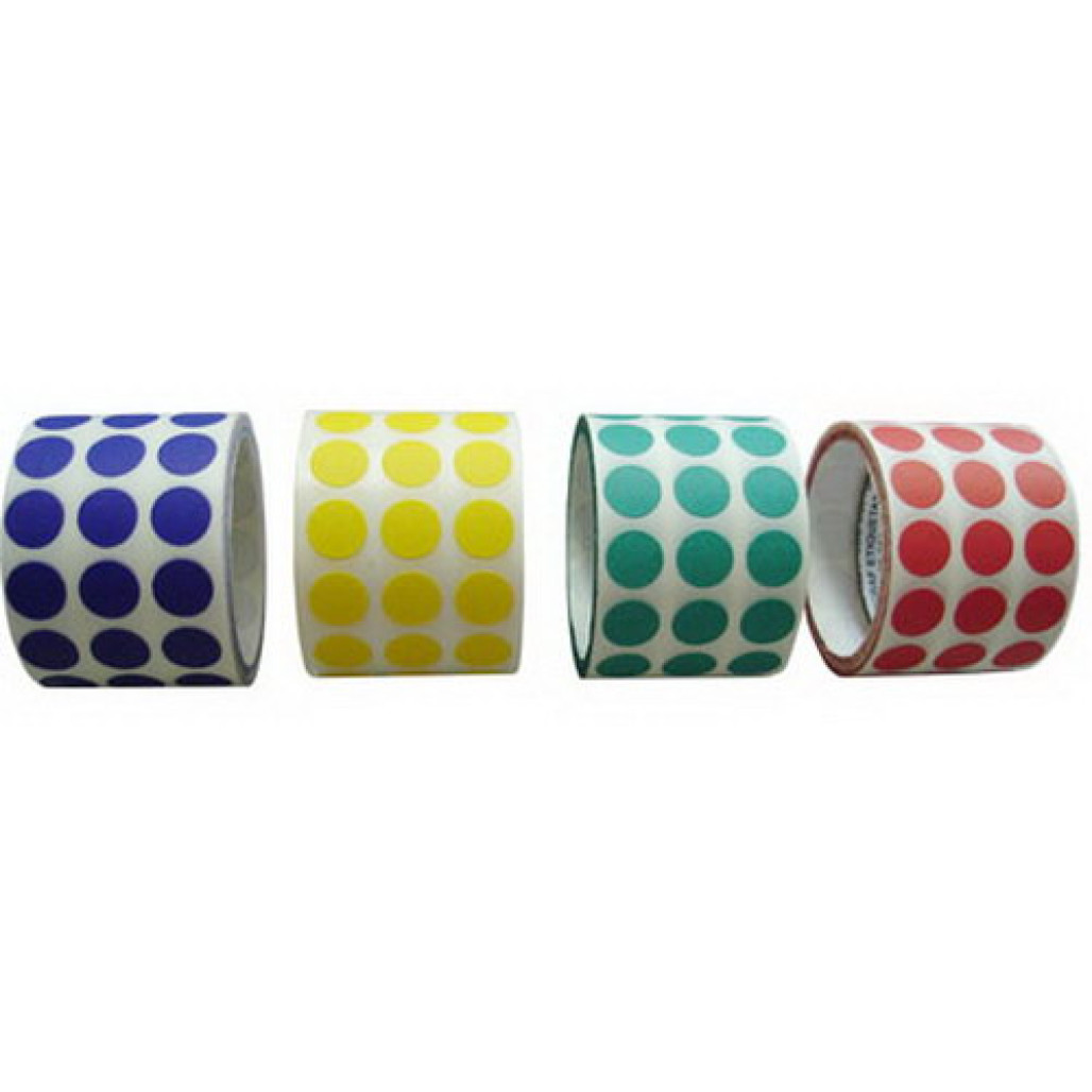 Etiqueta Bolinha Colorida 10 mm, 16 cores diferentes - 2