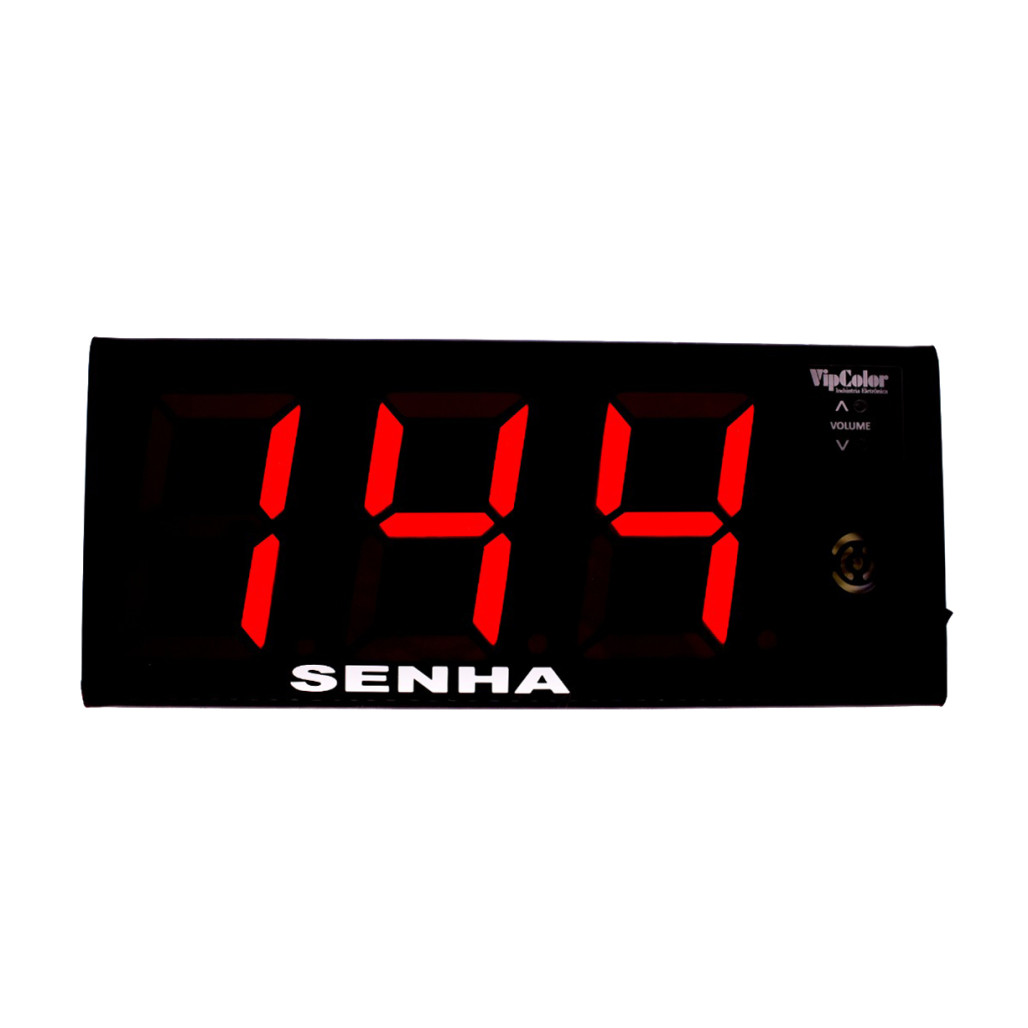 Orientador de Fila SC W2 com controle remoto sem fio, senha sequencial - 2