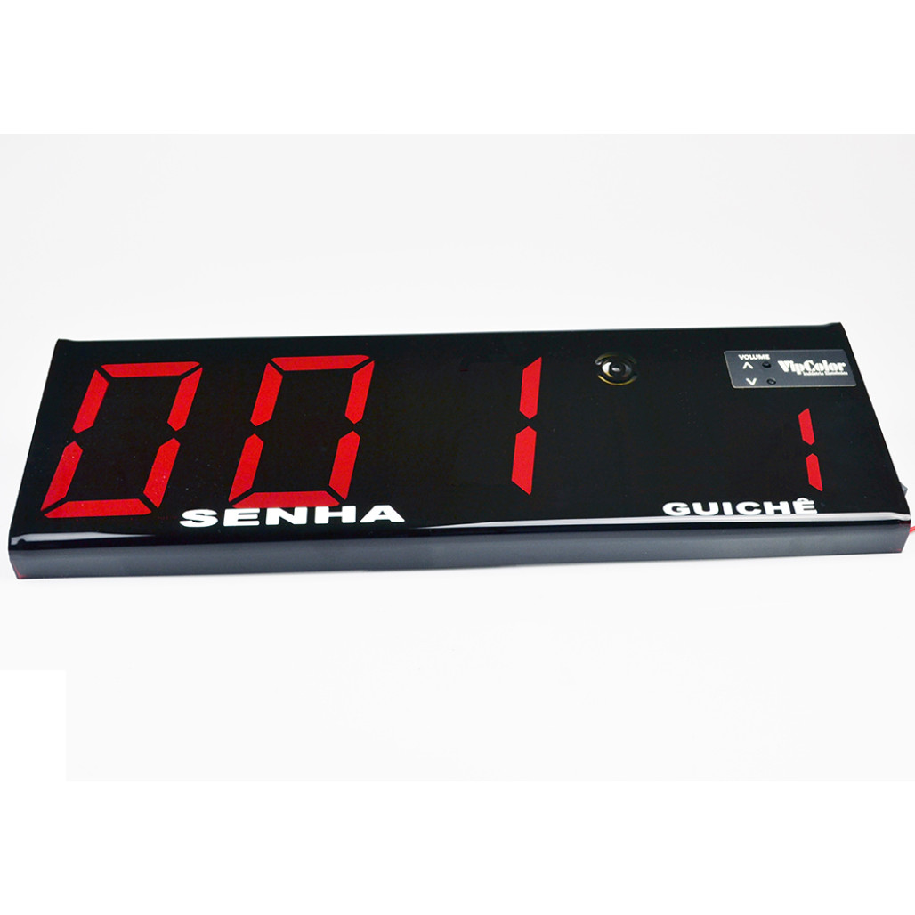 Orientador de Fila SF W9 com controle remoto sem fio, senha sequencial