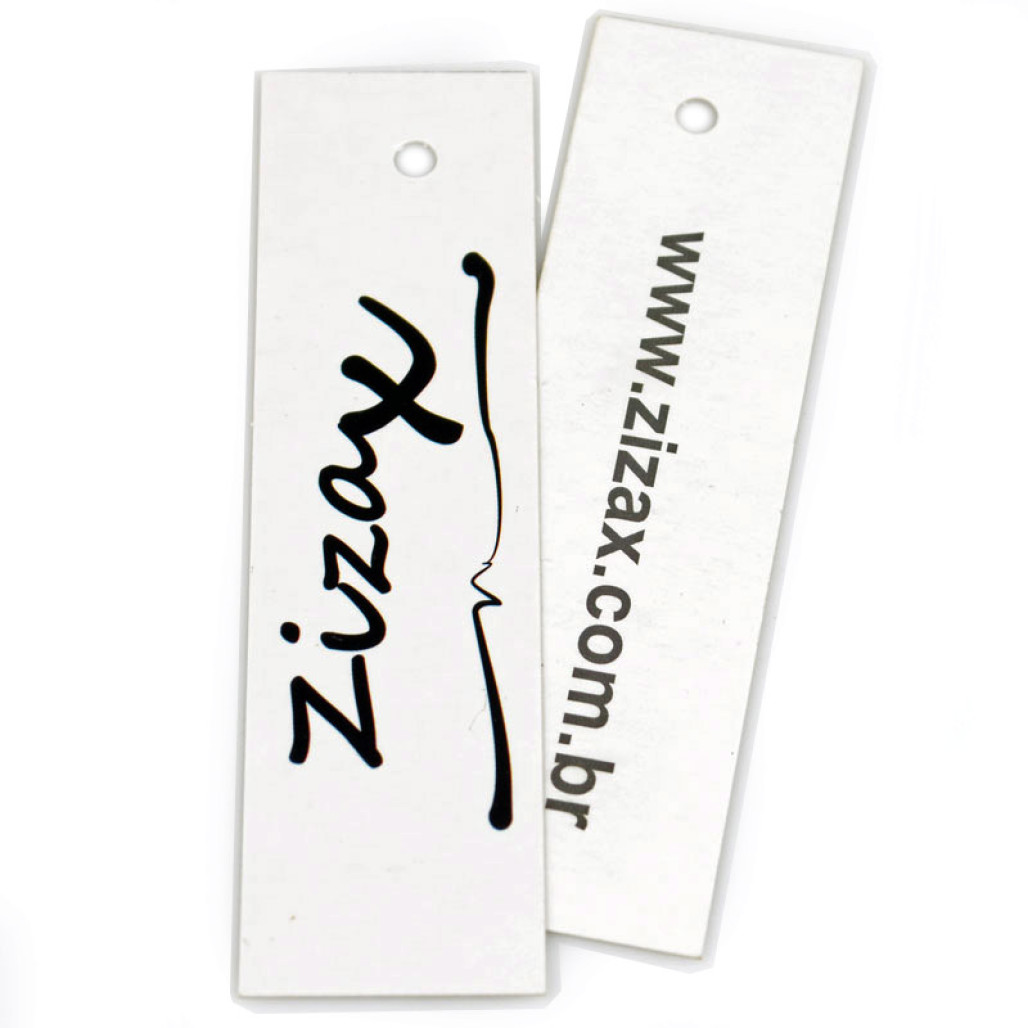 Tag Palito, Tamanho 22x87 mm, Papel Couchê 300 g, Diversos Formatos, com Opções Personalizadas - 3