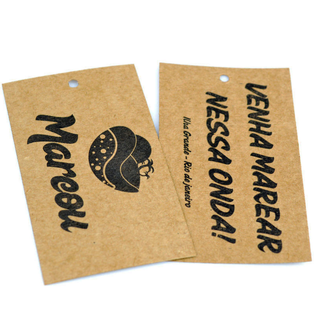 Tag Kraft 160 g, Diversos Tamanhos, com Opções Personalizadas - 5