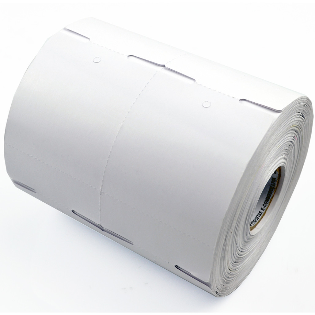 Tag 75 x 50 mm em Papel TÉRMICO ADESIVO para Impressoras Térmicas Diretas - 4