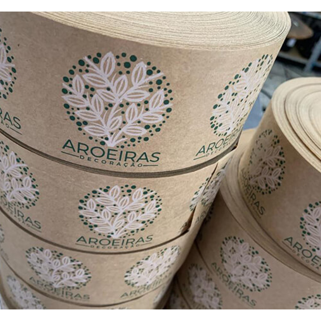 Fita Gomada Personalizada para Embalagens