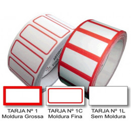 Etiqueta Adesiva de Preço 12 x 25 mm (Nº 1, 1C e 1L)
