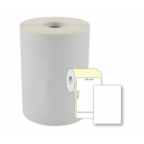 Etiqueta Adesiva em Papel Térmico, 104 x 145 mm x 1 coluna, SIGEP WEB CORREIOS, para Impressoras Térmicas Diretas