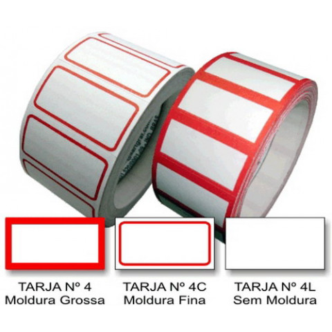 Etiqueta Adesiva de Preço 16 x 30 mm (Nº 4, 4C e 4L)