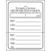 Tag 38 x 50 mm Papel Couchê 150 g - ART-8 Cortadas B06 - 1