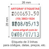 Etiqueta Adesiva, MX 2628, 26 x 28 mm para Etiquetadoras, com Opções Personalizadas - 2