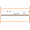 Etiqueta Adesiva BOPP Branco, 100 x 20 mm x 1 coluna,  para Impressoras Térmicas - 3