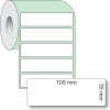 Etiqueta Adesiva Couchê, 100 x 35 mm x 1 coluna,  para Impressoras Térmicas - 2