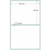 Etiqueta Adesiva Couchê, 100 x 80 mm x 1 coluna, para Impressoras Térmicas - 3