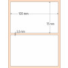 Etiqueta Adesiva BOPP Branco, 105 x 75 mm x 1 coluna, para Impressoras Térmicas - 3
