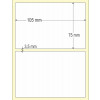 Etiqueta Adesiva em Papel Térmico, 105 x 75 mm x 1 coluna, para Impressoras Térmicas Diretas - 3