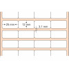 Etiqueta Adesiva BOPP Branco, 25 x 12 mm x 4 colunas, para Impressoras Térmicas - 3