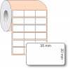 Etiqueta Adesiva BOPP Branco, 35 x 20 mm x 3 colunas, para Impressoras Térmicas - 2