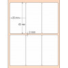 Etiqueta Adesiva BOPP Branco, 35 x 65 mm x 3 colunas, para Impressoras Térmicas - 3