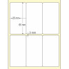 Etiqueta Adesiva em Papel Térmico, 35 x 65 mm x 3 colunas, para Impressoras Térmicas Diretas - 3