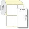 Etiqueta Adesiva em Papel Térmico, 35 x 65 mm x 3 colunas, para Impressoras Térmicas Diretas - 2