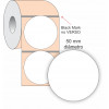Etiquetas Adesivas BOPP Branco Redonda, 50 mm x 1 coluna, para Impressoras Térmicas - 1