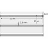 Etiquetas Adesivas BOPP Transparente, 100 x 20 mm x 1 coluna, para Impressoras Térmicas - 2