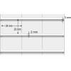 Etiquetas Adesivas BOPP Transparente, 34 x 23 mm x 3 colunas, para Impressoras Térmicas - 2