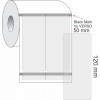 Etiquetas Adesivas BOPP Transparente, 50 x 120 mm x 2 colunas, para Impressoras Térmicas - 1