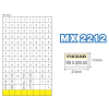 Etiquetadora FIXXAR MX 2212 - 1 linha - 8 dígitos - 2