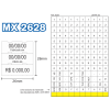 Etiquetadora FIXXAR MX 2628 - 3 linhas - 10 dígitos em cada - 2