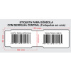 Etiqueta de Gôndola 110 x 30 mm Papel ADESIVO TÉRMICO para Impressoras Térmicas Diretas - 6